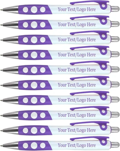 Miniatura 4 de SyPen Bolígrafos personalizados con logotipo/texto, paquete de 350 unidades a granel para negocios, fiestas y eventos, impresión personalizada