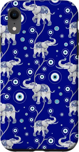Miniatura 25 de Funda con dije de elefante de mala suerte para iPhone 17