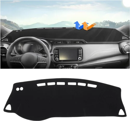 Miniatura 39 de Autorder - Tapete para salpicadero para 2007-2013 Chevy Chevrolet Silverado/GMC Sierra con dos guanteras, accesorios, cubierta de salpicadero