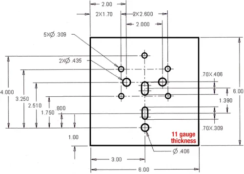 Miniatura 3 de Pesada 12,240 lb Cap. Tiedown y placa trasera w/2 – 1/2" hardware, Paquete de 2