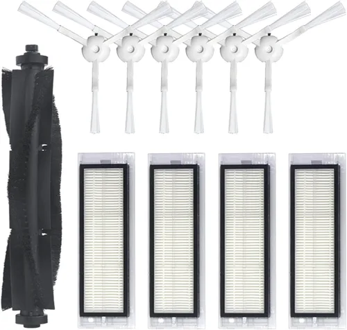 Miniatura 20 de Cepillo de rodillo robot de barrido, cepillo lateral, filtro HEPA, trapos de limpieza Peines para 360 S5 S7 Aspiradora Accesorios de repuesto
