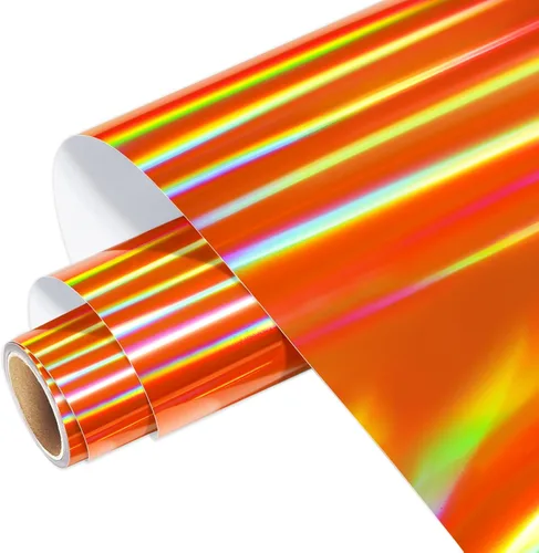 Miniatura 9 de WRAPXPERT Rollo de vinilo holográfico – Vinilo holográfico negro brillante, 12 pulgadas x 5 pies, cromado, sin burbujas para calcomanías