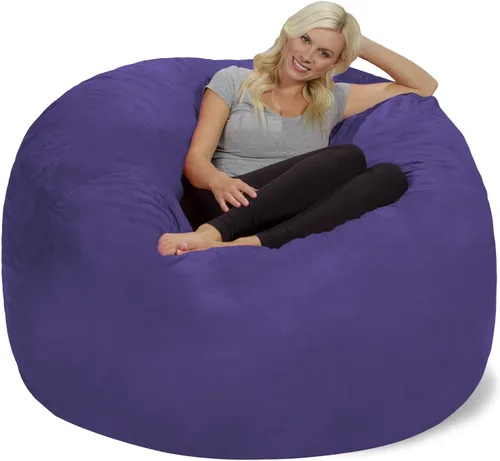 Miniatura 27 de Chill Sack Bean Bag Funda para silla, 3 pies, microgamuza - Oliva