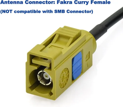 Miniatura 5 de Eightwood Mini antena de radio satelital Fakra K Curry conector hembra compatible con Sirius XM Car Vehicle Trucks RV HD Hi-Fi Radio estéreo