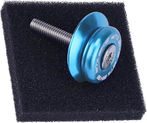 Miniatura 6 de Cubierta superior para auriculares de bicicleta, tapa superior de aleación de aluminio, cubierta de tubo superior, tapa de botella de cerveza