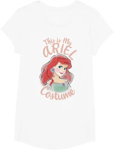 Miniatura 11 de Disney Camiseta de Halloween de Ariel This Is My Costume de La Sirenita, Blanco