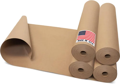 Miniatura 9 de Papel de protección para suelos de 18 pulgadas x 166 pies, rollo de papel de colofonia marrón fabricado en Estados Unidos, papel de construcción