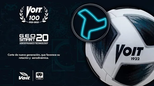 Miniatura 5 de Voit 100 FIFA Quality PRO, Balón de fútbol oficial Liga MX Clausura 2022, No. 5