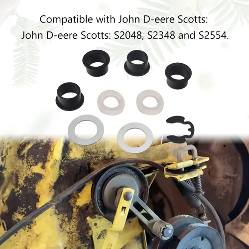 Miniatura 7 de M136635 M143350 - Tensor de brazo tensor y buje de reconstrucción compatible con modelos de tractor y cortacésped John D-eere 48C 54C GT LX GX