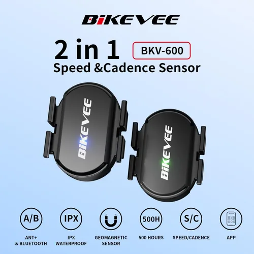 Miniatura 7 de Wireless Bike Computer GPS Bundle, Speedometer & Odometer, Cadence Sensor, Auto Backlight & Auto Stop, IPX7 Waterproof, 2.6" LCD Display