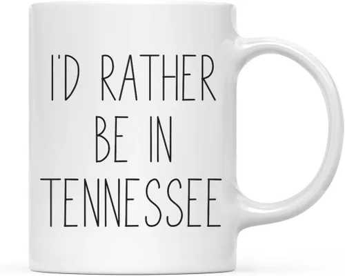 Miniatura 35 de Andaz Press Taza de café de 11 onzas, regalo con texto en inglés "I'd Rather Be in Alabama", 1 paquete, para estudiar en el extranjero, regalo