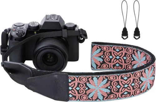 Correa para cámara, tejido jacquard de 2 pulgadas, correas de hombro para todas las cámaras DSLR, hombres y mujeres, fotógrafos
