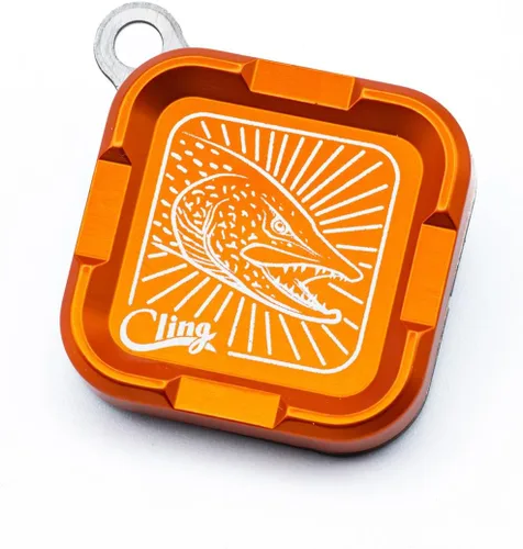 Miniatura 11 de Cling Fishing Products Mag Grab® Mini – Soporte magnético compacto para moscas y organizador para pescadores (Brown Town, Naranja)