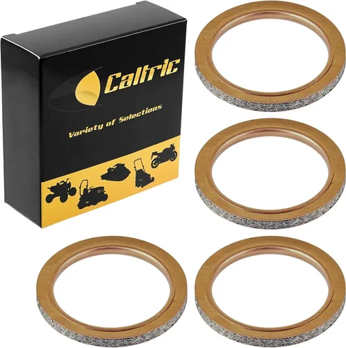 Caltric Juntas de tubo de silenciador compatibles con Yamaha R1 YZF-R1 Yzfr1 1998-2020