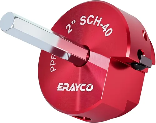 Miniatura 8 de ERAYCO Kit de escariador de tubos de PVC de 6 piezas, kit profesional de ahorro de enchufes de aluminio