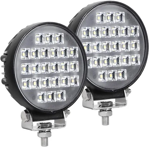 Miniatura 8 de 54W Cápsulas de luz LED, luces de inundación todoterreno de 180°, luces de trabajo LED para camión semi, plataforma, quitanieves, montacargas