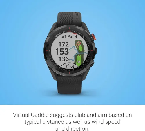 Miniatura 5 de Garmin Approach S62, reloj GPS de golf premium, organizador virtual incorporado Negro (Black Bundle)