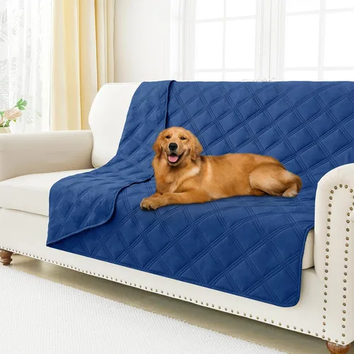 Miniatura 74 de Smiry Funda Impermeable para Cama de Perro, Manta Suave Reversible para Mascotas, Lavable a Prueba de Fugas para Gatos y Perros, Funda para Sofá
