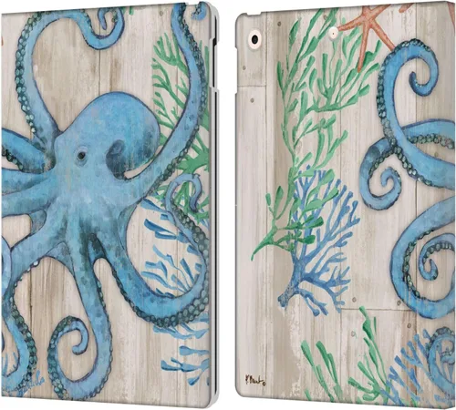 Miniatura 30 de Head Case Designs Funda de piel con licencia oficial de Paul Brent Agate Mermaid Coastal Book Wallet compatible con Apple iPad 10.2 2019/2020/2021