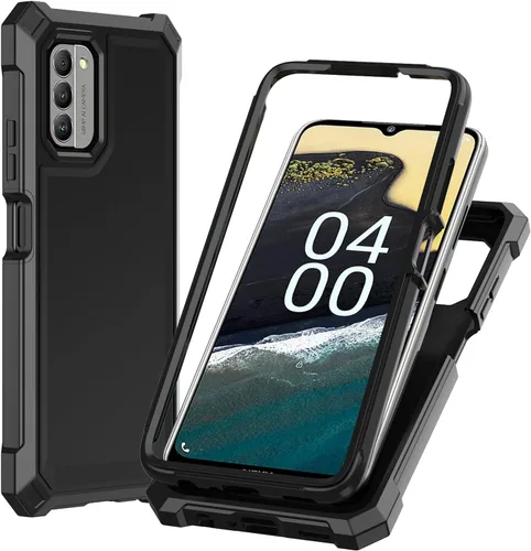 Miniatura 6 de Funda para Nokia G310 5G con protector de pantalla de vidrio templado, funda protectora delgada de silicona suave de cuerpo completo