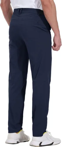 Miniatura 3 de Rdruko Pantalones de golf elásticos para hombre, de secado rápido, ligeros, casuales, con bolsillos