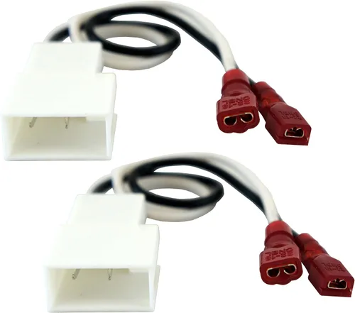 Harmony Audio Paquete HA-R65 compatible con Toyota Tundra 2003-2014 HA-728104 Adaptador de altavoz, arnés de fábrica de altavoces (2) Reemplazo