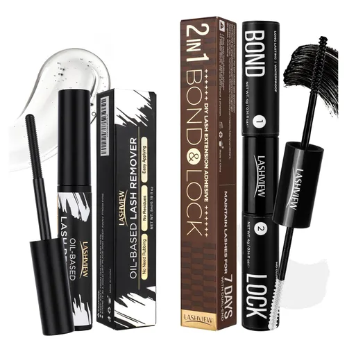 Miniatura 14 de LASHVIEW Sellador de pestañas para extensión de pestañas, sellador de pestañas, acelerador de pegamento, súper sellador de mayor retención, baja