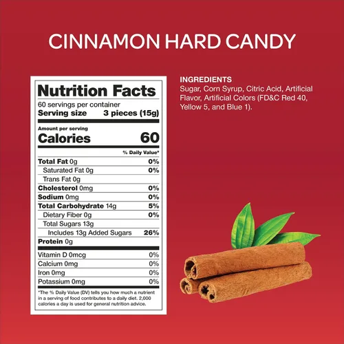 Miniatura 2 de Caramelo duro de canela – Paquete a granel de 2 libras (alrededor de 180 unidades) – Caramelo de Navidad antiguo