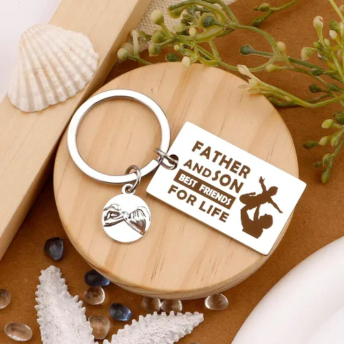 Miniatura 5 de OALCQ Regalos para padres de hija, regalo para papá, llavero para padres, regalo de niños, regalos para papá