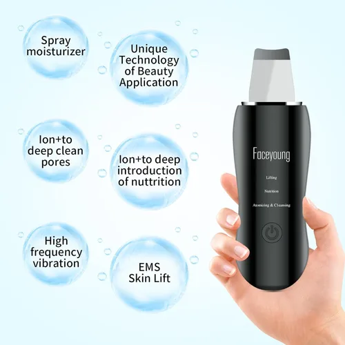 Miniatura 3 de Limpiador facial de piel con pulverizador, pulverizador mejorado, extractor de puntos negros para limpieza profunda e hidratante en aerosol
