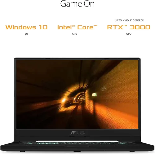 Miniatura 2 de ASUS TUF Dash 15 (2021) Ultra Slim Gaming Laptop, 15.6 pulgadas 144Hz FHD, GeForce RTX 3050 Ti, Intel Core i7-11370H, Memoria RAM DDR4 8GB, SSD NVMe