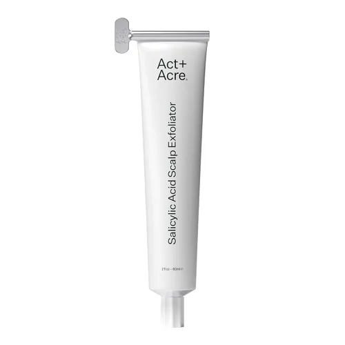 Act+ Acre Exfoliante de ácido salicílico procesado en frío | Para escamas sueltas, exceso de aceite, acumulación de cuero cabelludo | Ácido