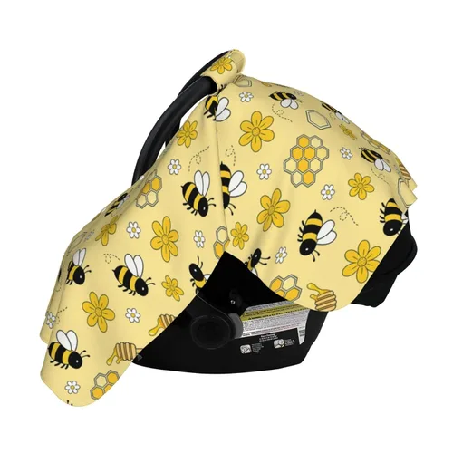 Miniatura 3 de Bee Baby - Cubierta de Toldo para Asiento de Coche, Cubierta de Lactancia Multiusos para Mamá, Fundas de Lactancia para Recién Nacidos, Regalo