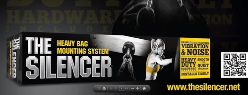 Miniatura 8 de Bolsa para golpear pesada (para boxear) con montaje para colgar " El Silenciador