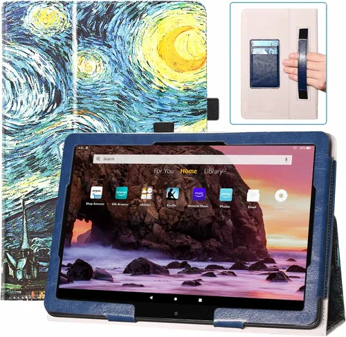 Miniatura 11 de DMLuna Case for All-New Amazon Fire HD 10 & 10 Plus Tablet (13th / 11th Generation, 2023/2021 Release) 10.1", Slim Cover with Folding Stand, Auto