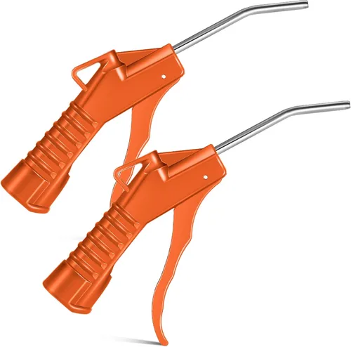 Miniatura 15 de Honoson 2 piezas de boquilla de aire soplador pistola agarre de pistola herramienta de soplado de aire accesorios de compresor para mecánicos Negro