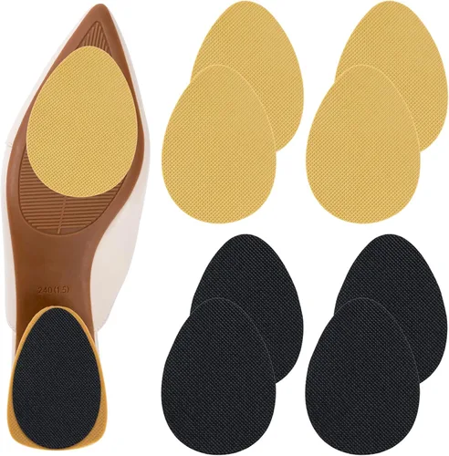 Miniatura 12 de GADEBAO - Almohadillas antideslizantes para zapatos, autoadhesivas, con suela antideslizante, silicona sin olor de primera calidad, agarre Negro