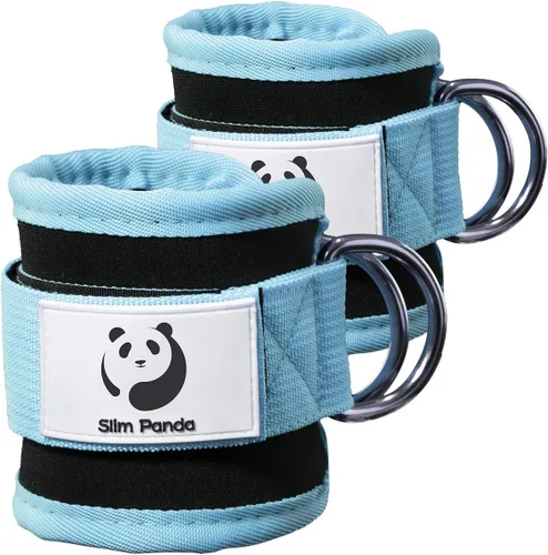 Miniatura 16 de Slim Panda Correa de tobillo para máquina de cable, tobillo para patadas, abductores de cadera, entrenamientos de glúteos, extensiones de piernas