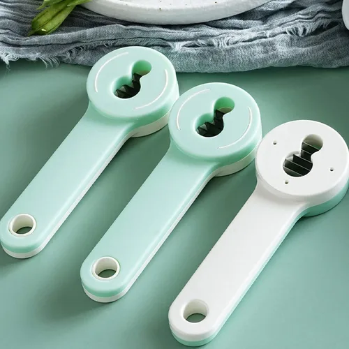 Miniatura 7 de HEITIGN Rebanador multifuncional de frijoles vegetales, acero inoxidable, verde claro, 2 piezas