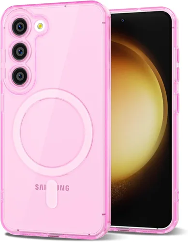 Miniatura 29 de Svanove Funda para Samsung Galaxy S22 Transparente Compatible con Magsafe Silicone, Funda Magnética Mag Safe Transparente Delgada Bonita, Estética