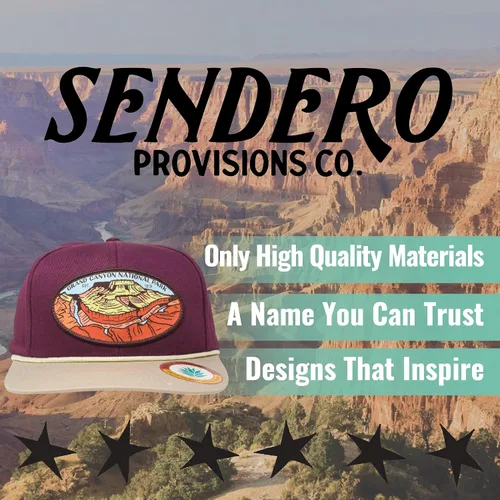 Miniatura 3 de Sendero Provisions Co. National Park - Sombrero de cuerda trenzada Snapback Collection
