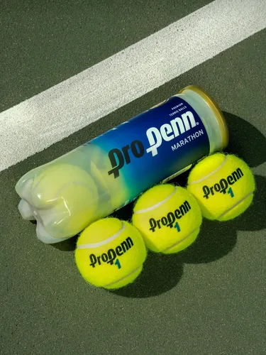 Miniatura 4 de Pro Penn Marathon XD - Pelotas de tenis de alta altitud, pelotas de tenis presurizadas de fieltro extra resistente, 1 lata, 3 pelotas