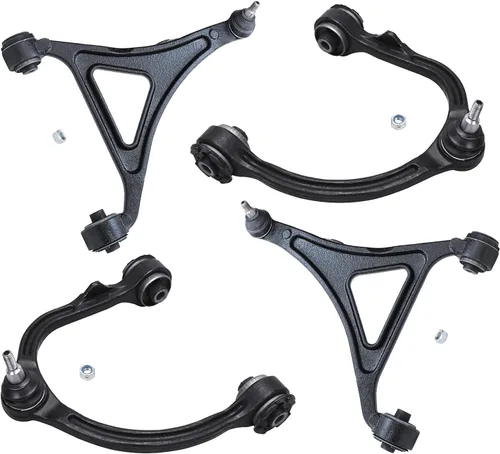 Miniatura 21 de Detroit Axle - Brazos de control superiores traseros para Chrysler 300 Dodge Challenger Charger Magnum, reemplazo del conjunto de brazos de control