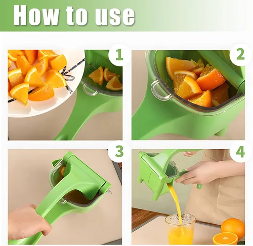 Miniatura 2 de Ultimate Juice Squeeze, exprimidor manual, exprimidor manual portátil, exprimidor de frutas versátil para uvas de sandía, limón, naranja
