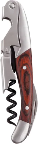 Miniatura 9 de True Recoil Waiters - Sacacorchos para vino, acero inoxidable duradero con abridor de botellas integrado y cortador de papel de aluminio de 4 ruedas