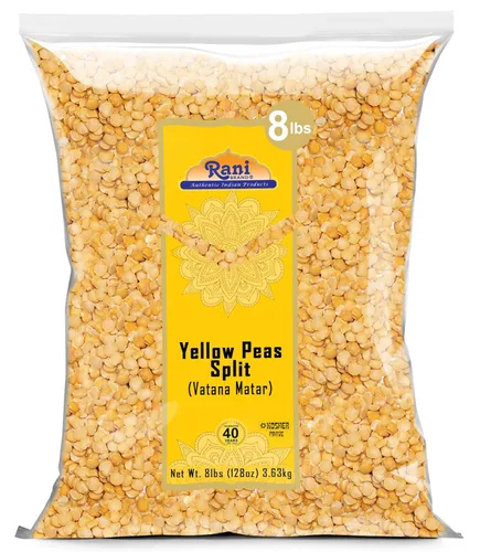 Miniatura 12 de Rani - Guisantes Amarillos Enteros, Secos (Vatana, Matar) 1.81kg (64oz, 4lbs) a granel ~ Completamente naturales Vegano Apto para gluten