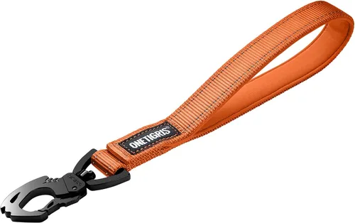 Miniatura 10 de OneTigris Bolt - Correa corta de tráfico para perros pequeños, medianos y grandes (azul, S)