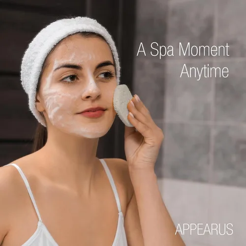 Miniatura 2 de Appearus Esponjas faciales de celulosa natural, paquete de 50 (comprimidas), almohadillas profesionales de esponja facial para spa, para limpieza