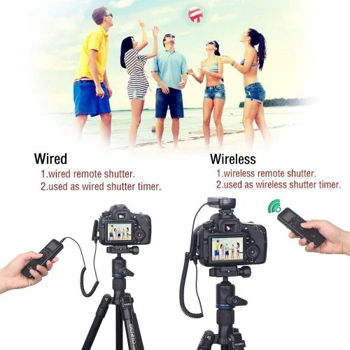 Miniatura 6 de PHOLSY Control remoto con temporizador de cámara con HDR compatible con Canon R100 R8 R6ii R7 R10 90D 250D 850D 6Dii 7Dii G1Xiii; para Olympus OM-1