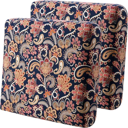 Miniatura 11 de YISUN - Funda de cojín de cuero PU para sofá, fundas de cojín elásticas impermeables para sofá, fundas de asiento de silla de RV de cuero sintético